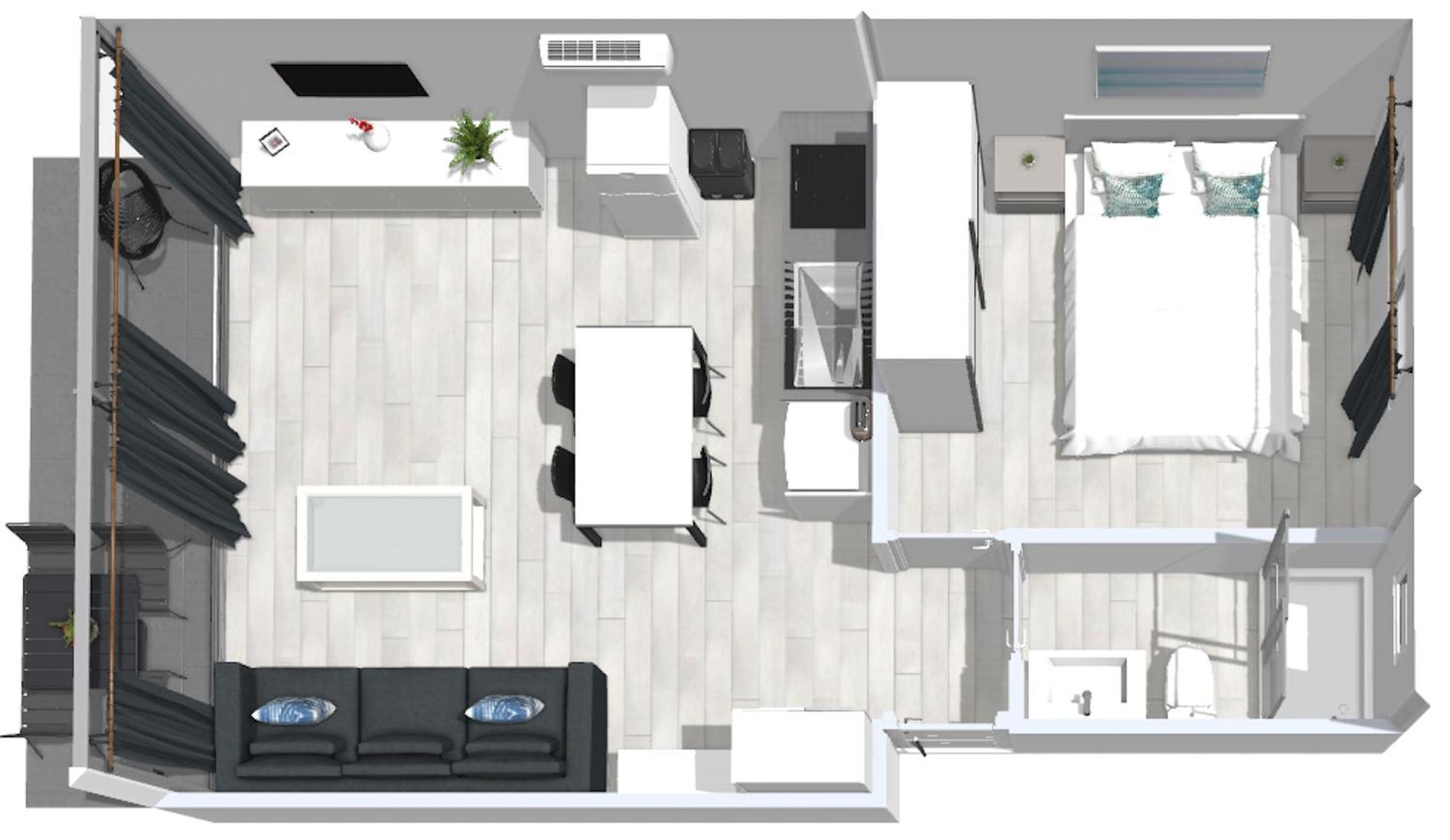 Roses Apartments 1 - Vista Mar Lateral - 1Habitacion Exterior photo